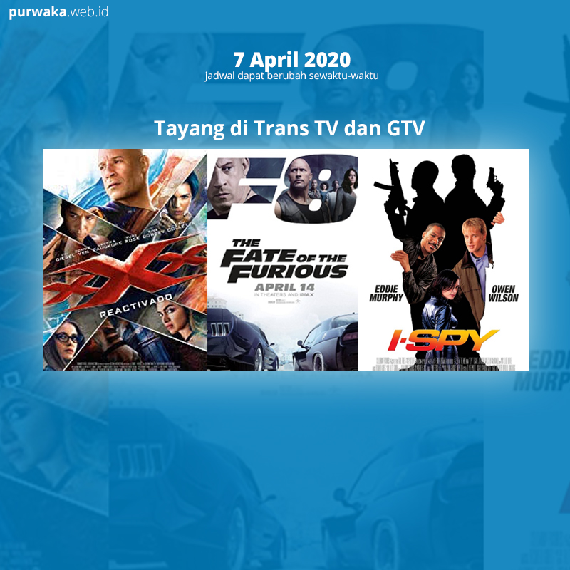 The Fate of The Furious akan Tayang Malam ini di GTV 7 April 2020 | Jadwal TV