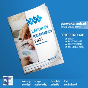 Download Template Cover Laporan Keungan Siap Edit 2021 - Ms Office Word